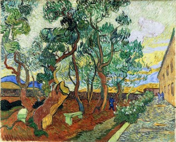 Der Garten von St Paul s Hospital in St Remy Vincent van Gogh Ölgemälde